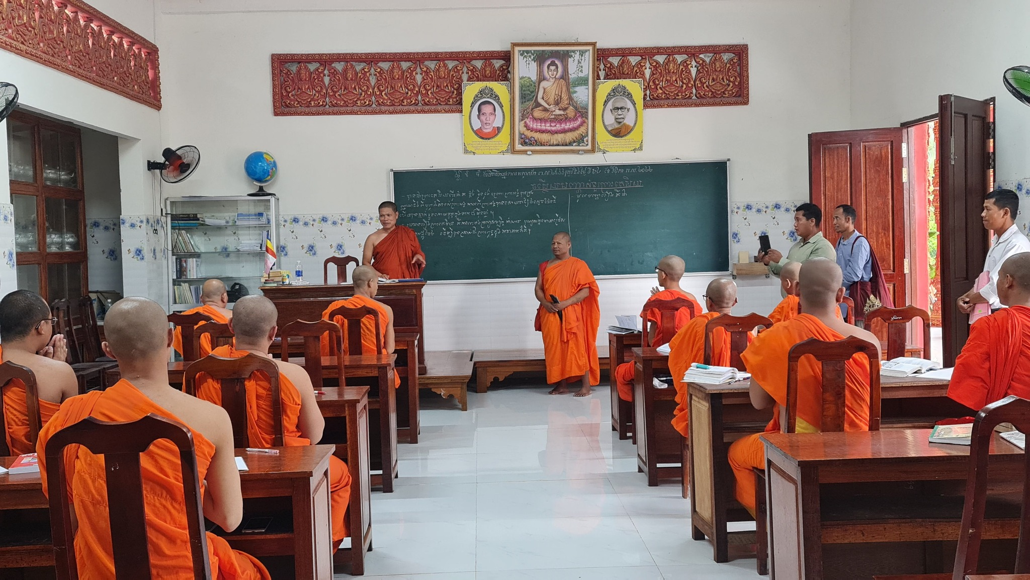 Khmer language is only taught at Buddhist temple.